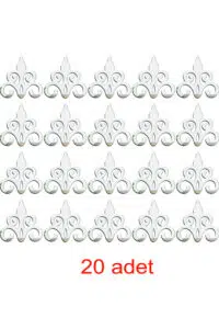 Pleksi Ayna Mobilya Dekor Deseni 20'li Set - Görsel 4