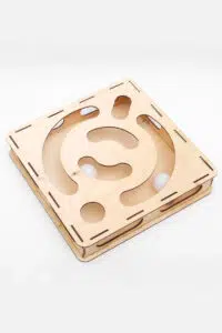 Delikli Kedi Oyuncağı Ahşap MDF - Görsel 4