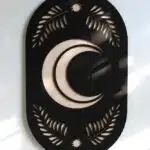Premium Hilal Temalı Ahşap MDF Dekoratif Tablo