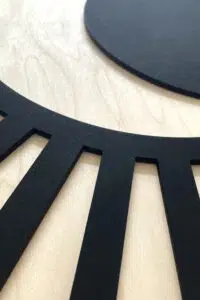 Premium Hilal Kemeri Temalı Ahşap MDF Dekoratif Tablo - Görsel 2