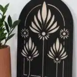 Premium Lotus Çiçeği Temalı Ahşap MDF Dekoratif Tablo