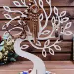Ağaç Temalı Ahşap MDF Takı Standı