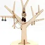 Ağaç Temalı Ahşap MDF Takı Standı