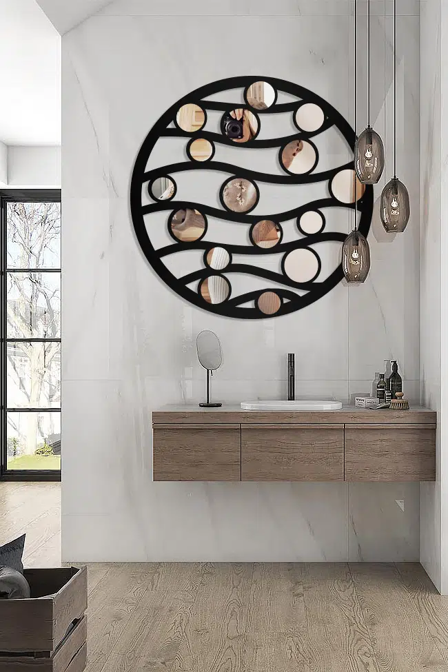 Milano Model Dekoratif Silver Pleksi Kırılmaz Ayna - Görsel 2