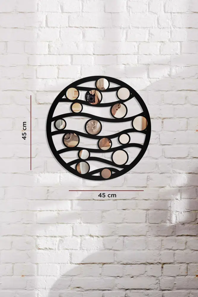 Milano Model Dekoratif Silver Pleksi Kırılmaz Ayna - Görsel 3