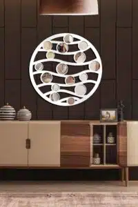 Milano Model Dekoratif Silver Pleksi Kırılmaz Ayna