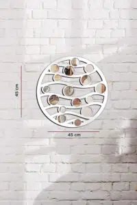 Milano Model Dekoratif Silver Pleksi Kırılmaz Ayna - Görsel 3