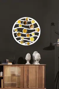 Milano Model Dekoratif Gold Pleksi Kırılmaz Ayna - Görsel 2