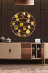 Milano Model Dekoratif Gold Pleksi Kırılmaz Ayna