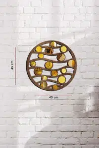Milano Model Dekoratif Gold Pleksi Kırılmaz Ayna - Görsel 3