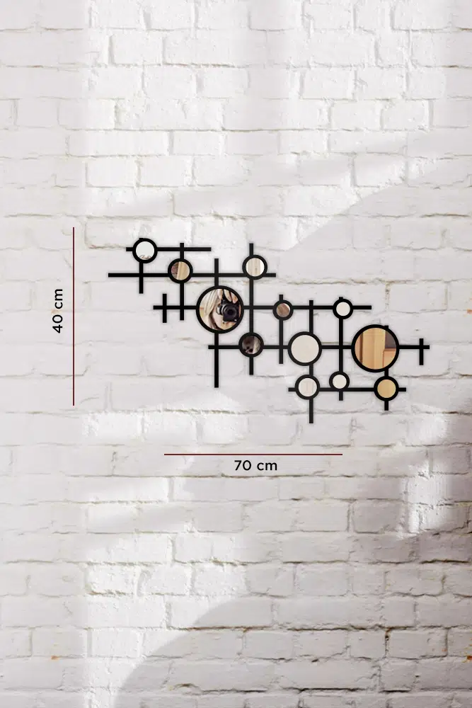 Viva Model Dekoratif Silver Pleksi Kırılmaz Ayna - Görsel 3