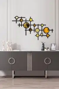 Viva Model Dekoratif Gold Pleksi Kırılmaz Ayna