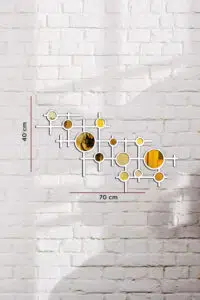 Viva Model Dekoratif Gold Pleksi Kırılmaz Ayna - Görsel 3