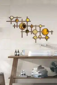 Viva Model Dekoratif Gold Pleksi Kırılmaz Ayna