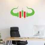 Boğa Crypto Trading Premium Ahşap MDF Dekoratif Tablo