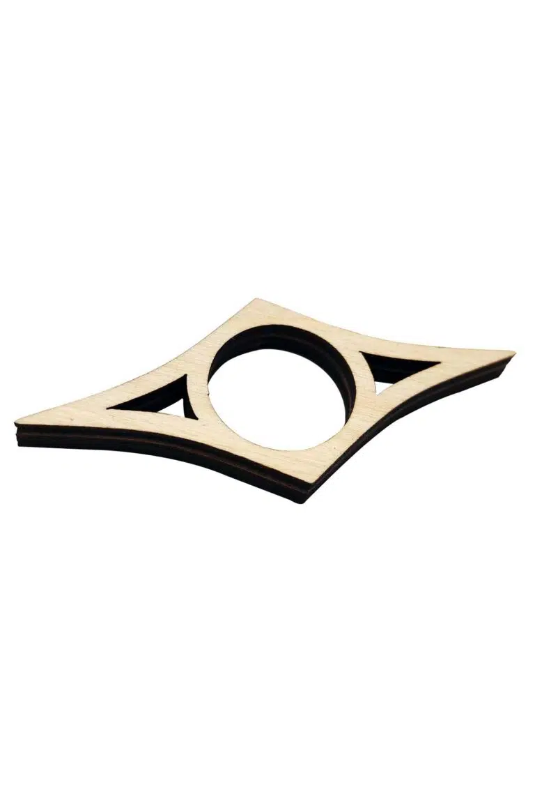 Kitap Arası Delikli Sayfa Parmak Tutucu Ahşap Aparat - Görsel 4