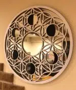 Premium Ay Evresi Temalı Duvar Aynası Pleksi Ayna - Görsel 2