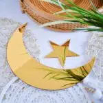 Ay Yıldız Duvar Ayna Tablo Seti Pleksi Ayna - Görsel 2