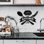 My Kitchen My Rules Temalı Dekoratif Ahşap Tablo