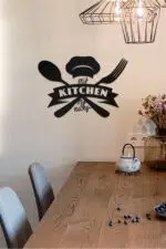 My Kitchen My Rules Temalı Dekoratif Ahşap Tablo - Görsel 3