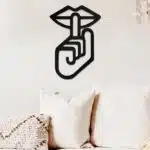 Sus İşareti Temalı Dekoratif Ahşap Tablo