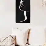 Kadın Temalı Dekoratif Ahşap Tablo