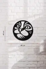 Kedi Temalı Dekoratif Ahşap Tablo - Görsel 3