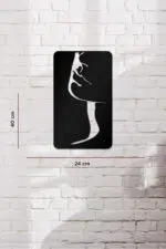 Kadın Temalı Dekoratif Ahşap Tablo - Görsel 3