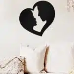 Romantizm Temalı Dekoratif Ahşap Tablo