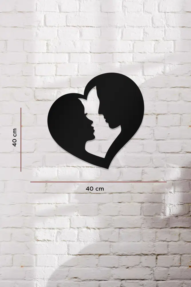 Romantizm Temalı Dekoratif Ahşap Tablo - Görsel 3