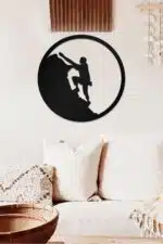 Tırmanış Temalı Dekoratif Ahşap Tablo