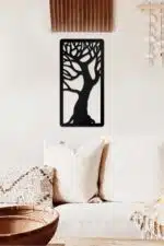 Ağaç Temalı Dekoratif Ahşap Tablo