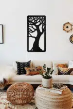 Ağaç Temalı Dekoratif Ahşap Tablo - Görsel 2