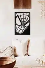 Spider Man Temalı Dekoratif Ahşap Tablo