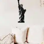 Özgürlük Heykeli Temalı Dekoratif Ahşap Tablo
