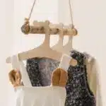 Ahşap MDF Çocuk Askısı 7 Adet Askılık Bebek Askılığı
