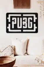 PUBG Temalı Dekoratif Ahşap Tablo