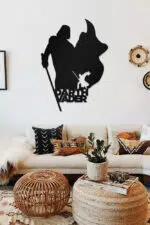 Darth Vader Temalı Dekoratif Ahşap Tablo - Görsel 2