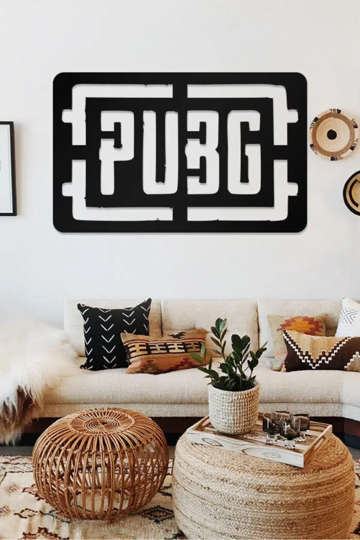 PUBG Temalı Dekoratif Ahşap Tablo - Görsel 2