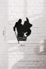 Darth Vader Temalı Dekoratif Ahşap Tablo - Görsel 3