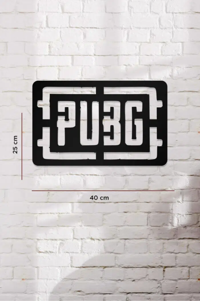 PUBG Temalı Dekoratif Ahşap Tablo - Görsel 3