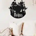 The Beatles Temalı Dekoratif Ahşap Tablo
