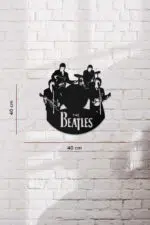 The Beatles Temalı Dekoratif Ahşap Tablo - Görsel 3