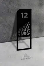 Dekoratif Daire Kapı Numarası Zil Priz Çerçevesi - Görsel 2