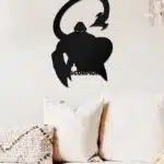 Scorpion Temalı Dekoratif Ahşap Tablo