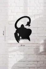 Scorpion Temalı Dekoratif Ahşap Tablo - Görsel 3