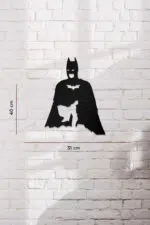 Batman Temalı Dekoratif Ahşap Tablo - Görsel 3