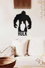 HULK Temalı Dekoratif Ahşap Tablo