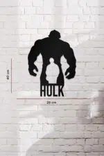 HULK Temalı Dekoratif Ahşap Tablo - Görsel 3