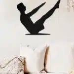 Egzersiz Temalı Dekoratif Ahşap Tablo